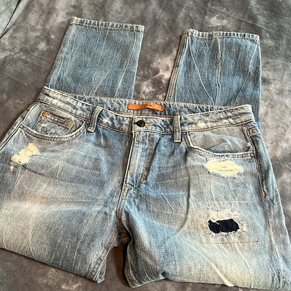 Joe's Jeans Collector's Edition The Ex-Lover Straight Crop Loose Boyfriend Crop - Picture 14 of 16